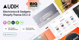 Audix | Electronics Gadgets Shopify Theme OS 2.0